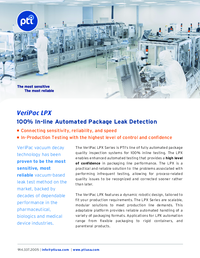 Thumbnail of document Data Sheet - VeriPac LPX